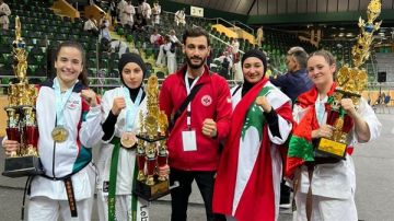 انجاز رياضي لاكاديمية الصرفند على منصات التتويج العالمية