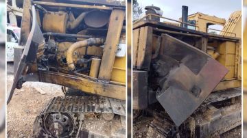 مسيرة إسرائيلية تلقي قنبلة على حفارة في جنوب لبنان