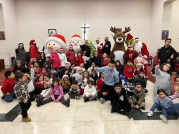 حفل ميلادي لأطفال رعية القديس أندراوس في زحلة