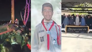 بعد حادث ليلي مروع ... وداع حزين لفقيد الشباب الكشفي حسين مهدي بعد حادث ليلي مروع ... وداع حزين لفقيد الشباب الكشفي حسين مهدي