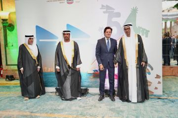 زياد المكاري ممثلا فرنجيه في حفل العيد الـ ٥٤ لدولة الامارات العربية المتحدة