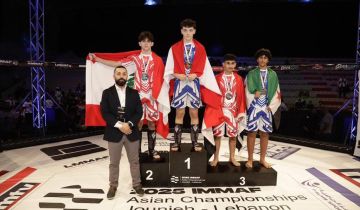 لبنان يتوج بـ4 فئات عمرية ببطولة آسيا للـ