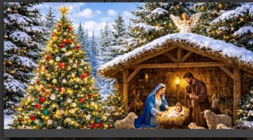 شجرة الميلاد ومغارة يسوع المسيح: الرمز لا يكتمل إلا بالحقيقة شجرة الميلاد ومغارة يسوع المسيح: الرمز لا يكتمل إلا بالحقيقة