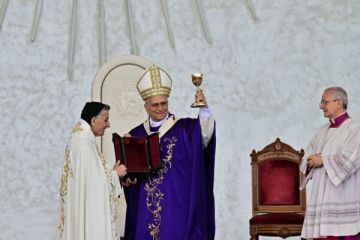 البطريرك الراعي متوجها للبابا: نشكر لكم اهتمامكم بشعبنا ومحبتكم تجاهنا وتشجيعكم للشبان البطريرك الراعي متوجها للبابا: نشكر لكم اهتمامكم بشعبنا ومحبتكم تجاهنا وتشجيعكم للشبان