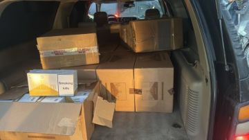 الريجي ضبطت سيارة محملة بمصنوعات تبغية مهربة