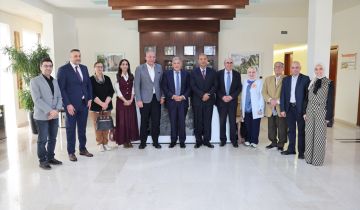 وفد من الجمعية العربية للبحوث الاقتصادية يزور الريجي وفد من الجمعية العربية للبحوث الاقتصادية يزور الريجي