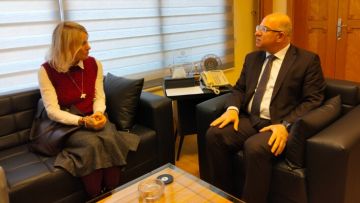 حيدر بحث مع ممثلة مفوضية اللاجئين بملف العمالة الأجنبية ومع طليس بموضوع النقل البري