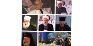 لقاء روحي ووطني جامع في ساحة الشهداء بيروت: كلمات مسكونية ترحب بالبابا وتؤكد رسالة لبنان في العيش المشترك والسلام.. البابا: مدعوون إلى أن تكونوا بناة سلام وتواجهوا عدم التسامح وتنيروا الطريق نحو العدل والوئام