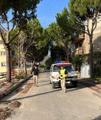 النشرة: جمعية الرسالة للإسعاف الصحي- مركز جباع اغلقت الطريق المؤدية الى مكان التهديد