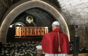 طوني فرنجيه: بوجود البابا وشفاعة مار شربل كلنا ثقة بأن لبنان سيشفى من جراحه