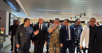 الوزير الحجار جال في مطار رفيق الحريري الدولي ونوه بالتطور على مستوى الخدمات