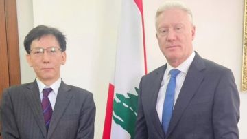 رجي استقبل سفير اليابان في زيارة وداعية