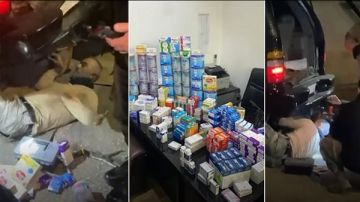 بالصور: مخبأة بطريقة احترافية... الجمارك توقف آلية محملة بأدوية مخفية للتهريب! بالصور: مخبأة بطريقة احترافية... الجمارك توقف آلية محملة بأدوية مخفية للتهريب!