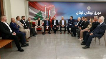 جعجع عرض مع رئيس بلدية بريح لأوضاع البلدة جعجع عرض مع رئيس بلدية بريح لأوضاع البلدة