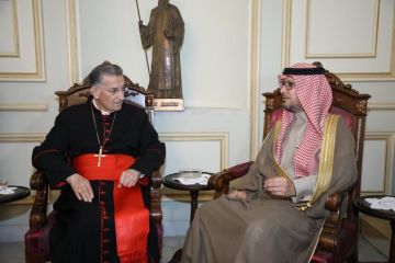 سفير المملكة يزور البطريرك الراعي في بكركي