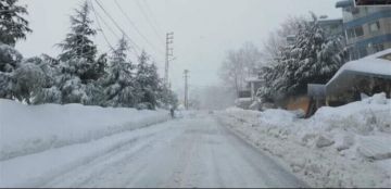 حال الطرقات الجبلية في لبنان صباح اليوم