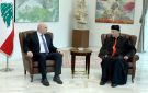 الرئيس عون تلقى من البطريرك الراعي دعوة لقداس الميلاد