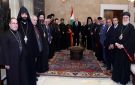 الرئيس عون: لتوطيد الحضور المسيحي في الشرق