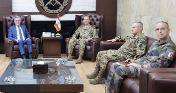 قائد الجيش بحث مع سيناتور فرنسي الأوضاع في لبنان والمنطقة