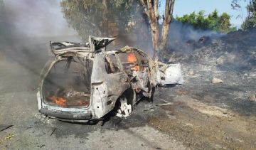 شهيد جراء استهداف سيارة بمسيرة صهيونية في بلدة بعورتا في قضاء الشوف