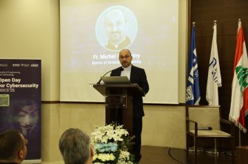 الأمن السيبراني في الجامعة الأنطونية.. الأب السغبيني: لسن قوانين وتشريعات عادلة تواكب التطورات الرقمية الأمن السيبراني في الجامعة الأنطونية.. الأب السغبيني: لسن قوانين وتشريعات عادلة تواكب التطورات الرقمية