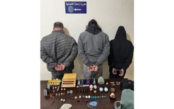 قوى الأمن: توقيف أفراد عصابة نفذت عمليتي سرقة لمحل لبيع الأحجار الكريمة في ضهر البيدر