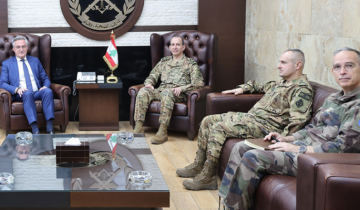 قائد الجيش بحث مع سيناتور فرنسي الأوضاع في لبنان والمنطقة قائد الجيش بحث مع سيناتور فرنسي الأوضاع في لبنان والمنطقة