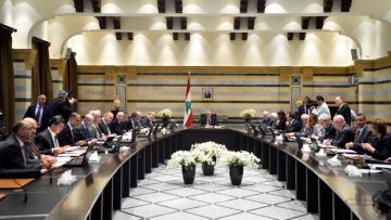 جلسة لمجلس الوزراء في السراي