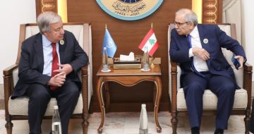 سلام أكد لغوتيريس ضرورة وقف الاعتداءات الإسرائيلية فورا: ملتزمون بالتعاون مع اليونيفيل