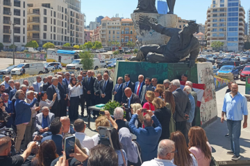 إحياء ذكرى 6 أيار في وسط بيروت... مرقص: للعمل في سبيل نهضة الصحافة والانتصار لشهدائنا