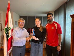 ليتيسيا عون قدّمت ذهبية ليتيسيا عون قدّمت ذهبية