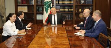 الرئيس عون تابع مع السيد وبساط شؤون وزارتيهما وترأس اجتماعا حول التحول الرقمي