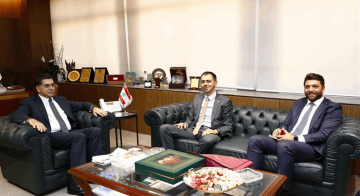 مرقص يحصل على هبة تركية لتلفزيون لبنان ويستقبل وفودا