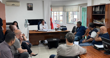 جان جبران زار مصلحة بعبدا: توزيع المياه سيتم بالتساوي رغم التقنين بسبب الشح