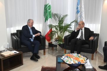 جابر بعد لقاء لودريان: للضغط على إسرائيل للالتزام بمندرجات اتفاق وقف إطلاق النار الذي يشكل الواحة الآمنة لإعادة الاعمار