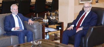 سلام عرض مع حبشي لقانون القنب ومراسيمه التطبيقية ومع سعد لأوضاع صيدا والملف الفلسطيني