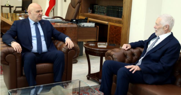 الرئيس عون عرض مع دمشقية للاتصالات لتنفيذ ما اتفق عليه مع الرئيس الفلسطيني