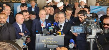 عراقجي زار مرقد سيد شهداء الأمة : الشعب اللبناني سينتصر على العدو الصهيوني بفعل دماء الشهداء