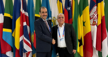 كركي بحث مع المطيري في جنيف بسبل تعزيز التعاون مع منظمة العمل العربية كركي بحث مع المطيري في جنيف بسبل تعزيز التعاون مع منظمة العمل العربية