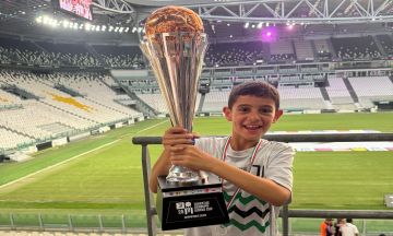 راين أبي نجم يتألّق عالمياً ويفوز في بطولة كأس العالم لأكاديميات جوفنتوس في إيطاليا