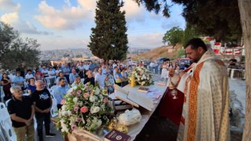 قداس احتفالي بعيد مار الياس في مقامه الأثري بحارة صيدا