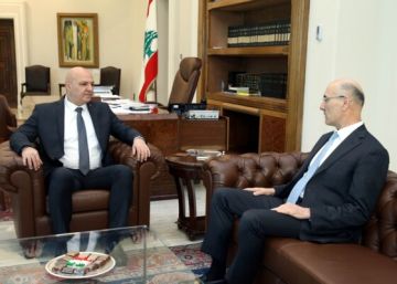 الرئيس عون عرض مع الحجار الاوضاع الامنية في البلاد وعمل المديريات التابعة لوزارة الداخلية