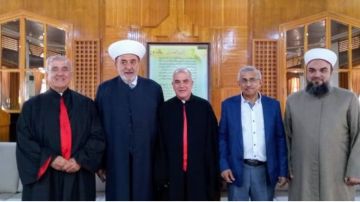 وفد من المرجعيات الروحية المسيحية جال على الفاعليات الإسلامية مهنئا