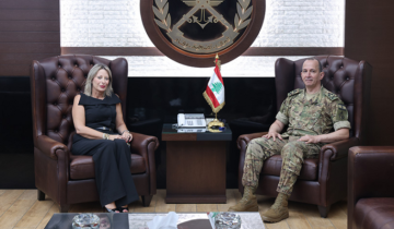 قائد الجيش عرض مع الدويهي وأيوب التطورات واستقبل مفتيي زحلة وبعلبك وراعي أبرشية أستراليا المارونية