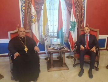 المطران إبراهيم استقبل سفير لبنان الجديد بالبرازيل وبحثا التحديات التي تواجه السلك الدبلوماسي اللبناني في الخارج