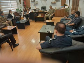 محافظ النبطية التقت الجنرال أبانيارا: لأهمية التنسيق بين اليونيفيل والجيش اللبناني