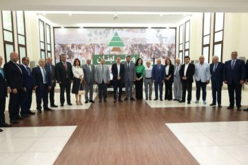 الجميل التقى وفدا من الرابطة المارونية: مد اليد إلى جميع المكونات يجب أن تبقى قاعدة ثابتة لكل عمل وطني