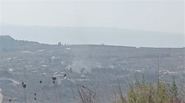 لا قنبلة صوتية على كفركلا بل إحراق مزارع أعشاب يابسة