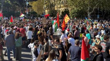 إيطاليا تشهد تظاهرات واسعة دعما لفلسطين وإضرابا عاما في 60 مدينة