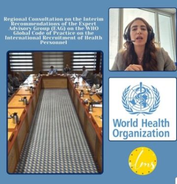 الجمعية الطبية اللبنانية الاوروبية تشارك بطاولة مستديرة لمنظمة الصحة العالمية من أجل حشد الجهود لمواجهة التحديات المتعلقة بالموارد البشرية والصحية الجمعية الطبية اللبنانية الاوروبية تشارك بطاولة مستديرة لمنظمة الصحة العالمية من أجل حشد الجهود لمواجهة التحديات المتعلقة بالموارد البشرية والصحية